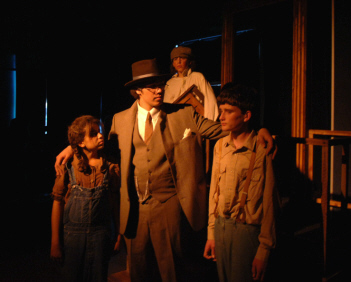 Andelyn Bedington, Trevor Johnson, and Michael Barahura. Photo by Ken Jacques.